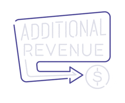 Sell your products, collect an affiliate fee or lease out concession space to make more money.